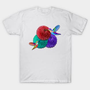 Psychedelic Hummingbirds T-Shirt